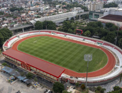 Foto: Berdiri Megah Stadion Berstandar FIFA ke-2 di Palembang, Sumatera Selatan