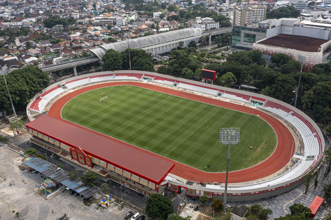 Foto: Berdiri Megah Stadion Berstandar FIFA ke-2 di Palembang, Sumatera Selatan