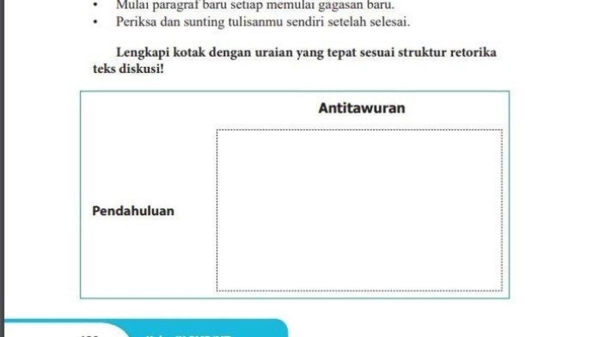 Bocoran Kunci Jawaban Bahasa Indonesia Kelas 9 SMP Halaman 138 139,Melengkapi Teks ,Antitawuran,