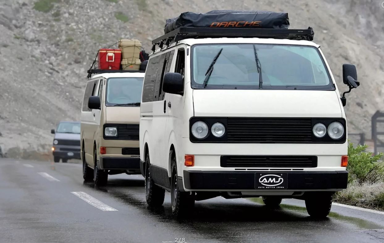 Toyota HiAce Bergaya Klasik ala VW Transporter T3, Bisa Jadi Campervan Kalcer