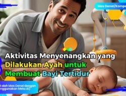 3 Aktivitas Menyenangkan yang Dilakukan Ayah untuk Membuat Bayi Tertidur