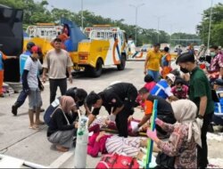 Tabrakan Tunggal di Pintu Keluar Tol Purwodadi, 1 Orang Tewas