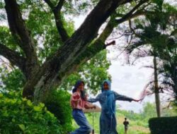 Taman Waduk Wlingi di Hiasi Pohon rindang menyejukkan