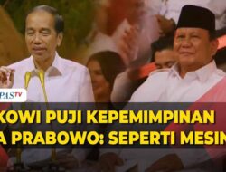 Pujian Jokowi untuk Kepemimpinan Prabowo: Seperti Mesin Gerinda, Yang Bisa Halus Dihaluskan