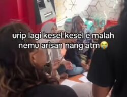 Video Viral Emak-emak Arisan di Dalam Gerai ATM, Ini Faktanya